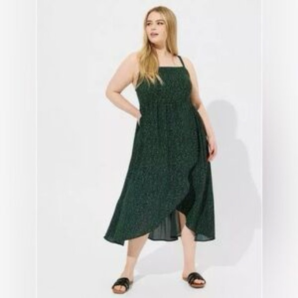 Torrid Emerald Green Women's Hi Low SunDress